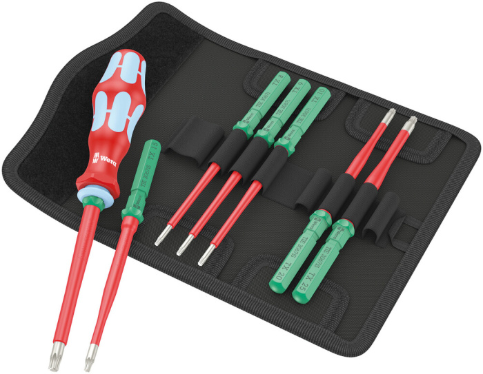 Kraftform Kompakt VDE Stainless 8 extra slim 1 Tool Finder, 8 dílný