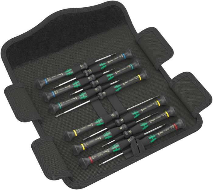 Kraftform Micro 12 Universal 1 Sada šroubováků k použití v elektronice, 12 dílný