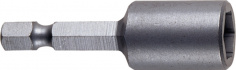 magnetický nástrční klíč 1/4", SW10, 65 mm