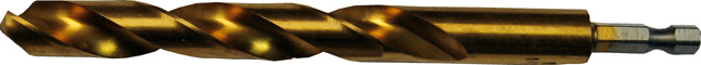 vrták do kovu HSS-TiN 13x101/150mm, stopka HEX 1/4"