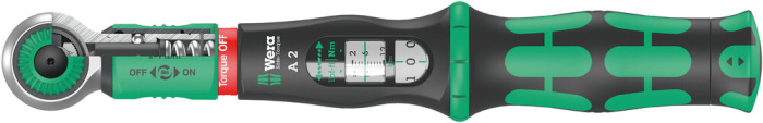 Momentový klíč Safe-Torque A 2 s připojovacím rozměrem šestihranu 1/4", 2-12 Nm, 2-12 Nm