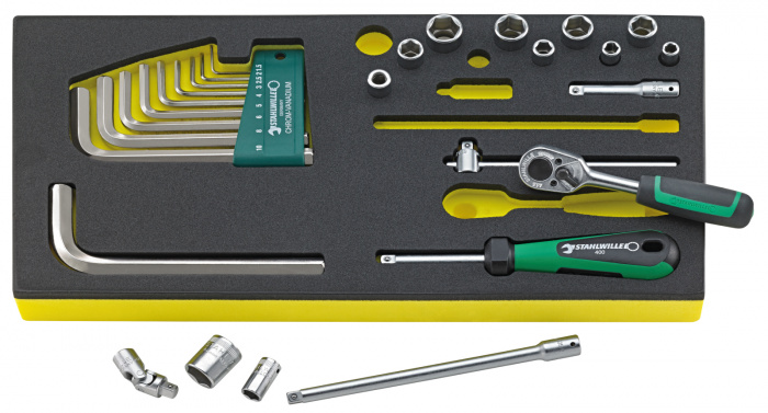 Sada nářadí   TCS 1/4 ZOLL + 10760 CV QR 1/3- 27-ks.