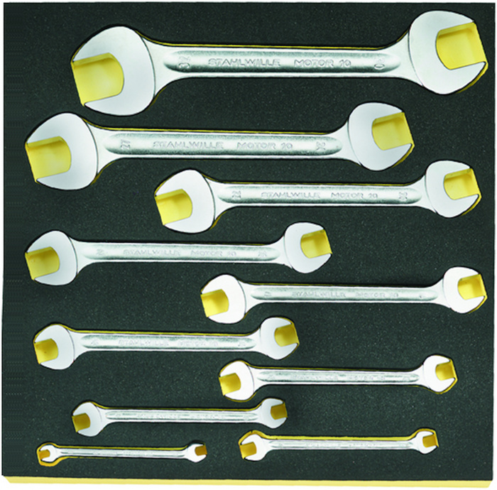 Oboustranný Očkoplochý klíč    TCS10/10,6X7-30X32MM 2/3- 10-ks.