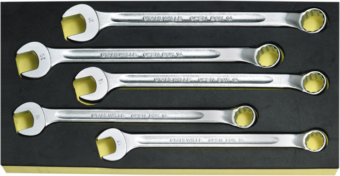 Očkoplochý klíč    TCS 14/5,17-21MM 1/3- 5-ks.