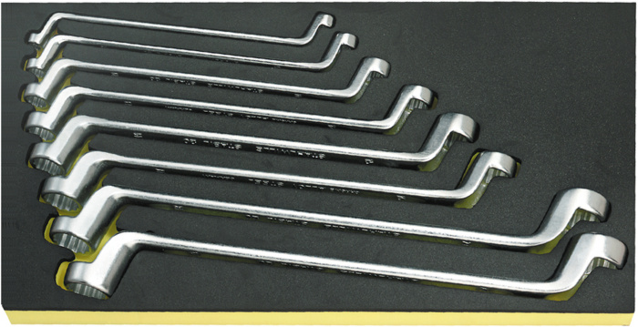 OPEN-BOX VYHNUTÝCH KLÍČŮ 6x7 - 19x22, 8-DÍLŮ