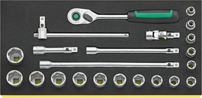 Sada nářadí   TCS 456/16/6 QR 1/3- 21-ks.