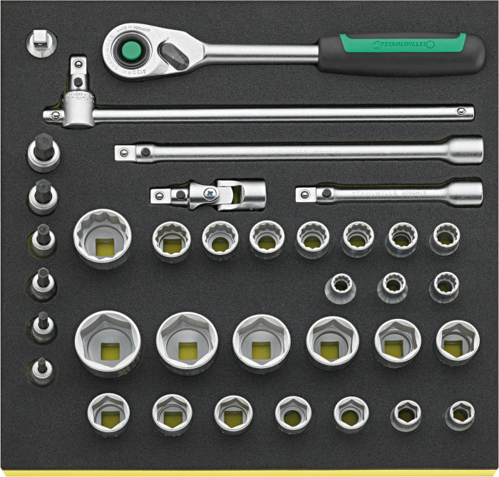 Sada nářadí   TCS 50/52/30/6QR 2/3- 36-ks.