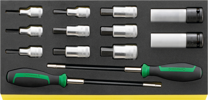 Nástavce INHEX na matice kol   TCS 54/2309K/12506 1/3- 13-ks.