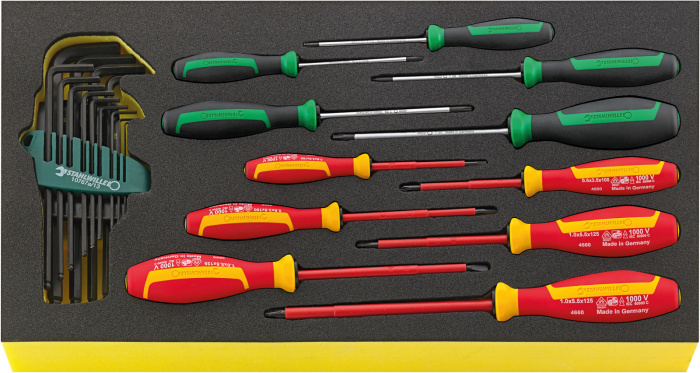 DRALL+ sada šroubováků  No.TCS WT 4650-4665 - 24-ks.