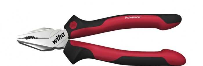 Wiha Kombinované kleště Professional s DynamicJoint® a OptiGrip se zvláště dlouhým stříhacím břitem 180&#160;mm, 7" (27399)