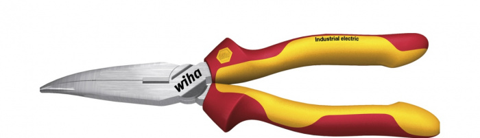 KLEŠTĚ S PLOCHÝMI ZAHNUTÝMI ČELISTMI INDUSTRIAL ELECTRIC