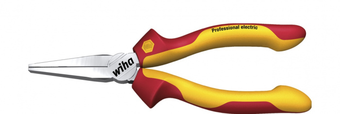 Wiha Kleště s plochými čelistmi Langbeck Professional electric v blistru 160&#160;mm, 61/2" (27426)