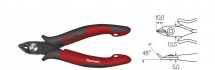 Wiha Štípací kleště se šikmými břity Electronic široká, špičatá hlava bez břitu 130&#160;mm, 5 1/8" (27398)