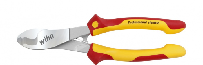 Wiha Nůžky na kabely Professional electric se zapínatelnou a vypínatelnou otvírací pružinou 210&#160;mm, 8 1/4" (43666)