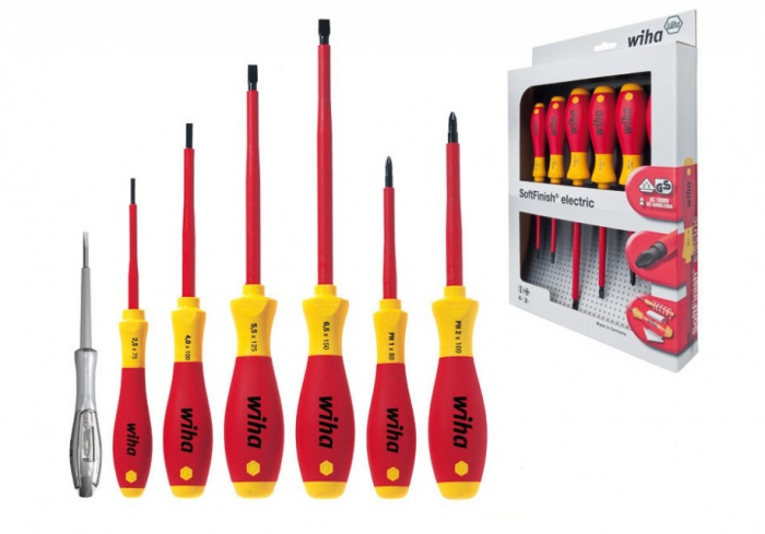 ŠROUBOVÁK ELEKTRIKÁŘSKÝ - SADA 7DÍLNÁ