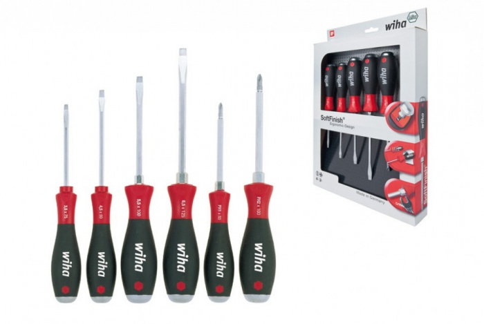 ŠROUBOVÁK SOFTFINISH PLOCHÝ/PHILLIPS, SADA 6DÍLNÁ