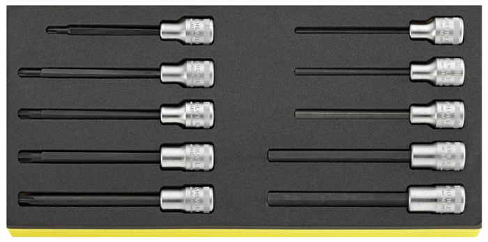 SADA NÁSTRČNÝCH HLAVIC 1/2" INHEX 1054/2054/10