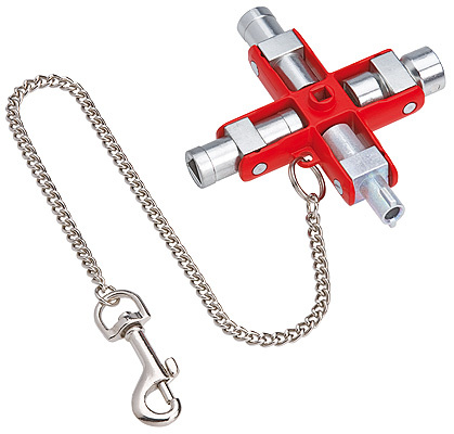 KLÍČ UNIVERZÁLNÍ PRO BĚŽNÉ SKŘÍNĚ A SYSTÉMY ZAVÍRÁNÍ