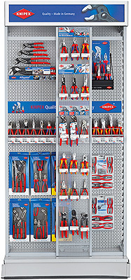 Posuvná stěna pro prezentaci produktů prázdný