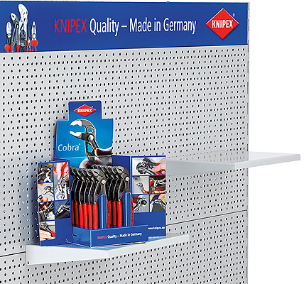 Regálová police pro děrovanou desku prázdný