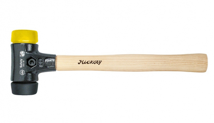 KLADIVO S MĚKKOU PLOCHOU SAFETY 50x360mm ČERNÁ/ ŽLUTÁ