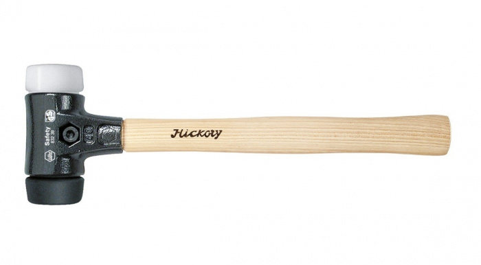 KLADIVO S MĚKKOU PLOCHOU SAFETY 60x400mm ČERNÁ/ BÍLÁ