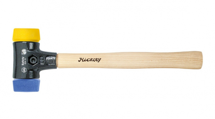 KLADIVO S MĚKKOU PLOCHOU SAFETY 40x325mm MODRÁ/ ŽLUTÁ