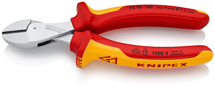 KLEŠTĚ KOMPAKTNÍ NA ŠTÍPÁNÍ DRÁTŮ KNIPEX X-Cut VDE 160 mm