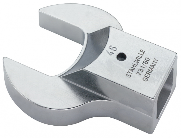 KONCOVKA VIDLICOVÁ STRANOVÁ 731/40 VELIKOST 36 mm PRO MOMENTOVÉ KLÍČE SE ČTYŘHRANEM 24,5x28 mm