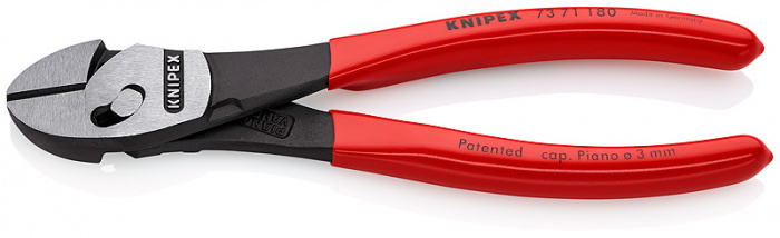 KLEŠTĚ VYSOCE VÝKONNÉ NA ŠTÍPÁNÍ DRÁTŮ KNIPEX TwinForce 180 mm