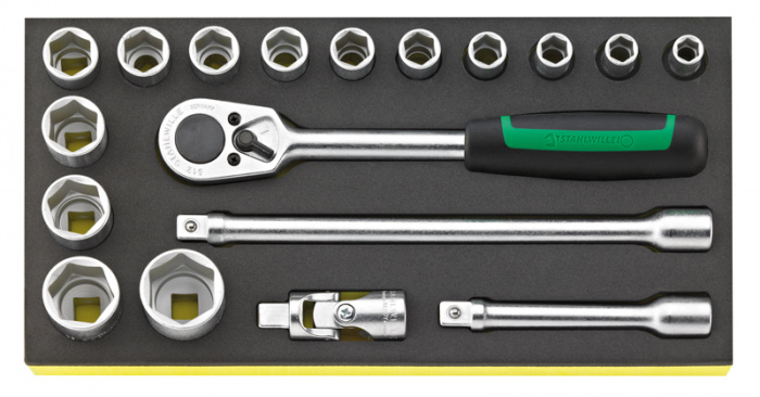 NÁŘADÍ STAHLWILLE 1/2" VE SLOŽCE TC SADA 18 DÍLNÁ