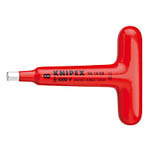 ŠROUBOVÁK S PEVNOU T-RUKOJETÍ, VEL. 6mm DO 1000V PRO ŠROUBY S VNITŘNÍM ŠESTIHRANEM