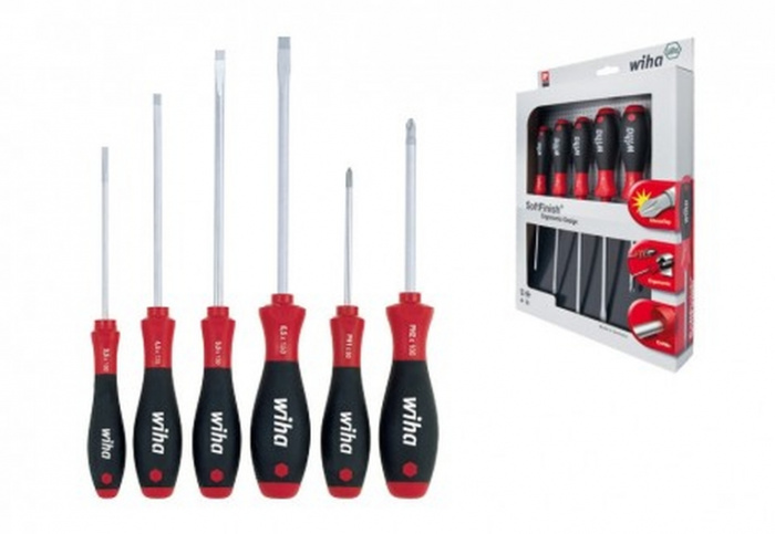 ŠROUBOVÁK SOFTFINISH PLOCHÝ/PHILLIPS, SADA 6DÍLNÁ