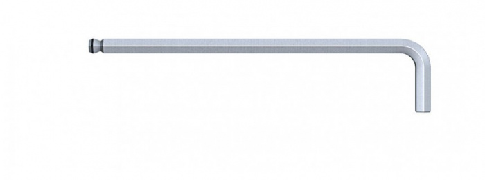 KLÍČ ŠESTIHRANNÝ ČÍPKOVÝ S KULOVOU HLAVOU 6x184mm DLOUHÝ