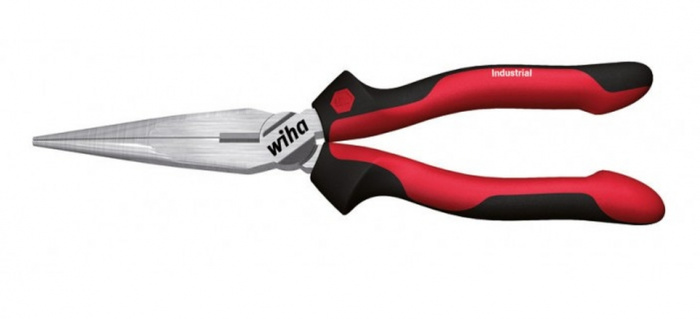 KLEŠTĚ S PLOCHÝMI ZAHNUTÝMI ČELISTMI INDUSTRIAL 160mm S BŘITEM