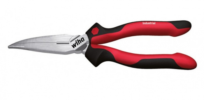 KLEŠTĚ S PLOCHÝMI ZAHNUTÝMI ČELISTMI INDUSTRIAL 200mm S BŘITEM