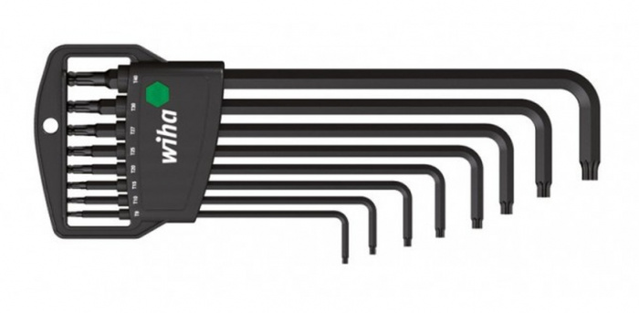 KLÍČ ZÁSTRČNÝ TORX S KULOVOU HLAVOU V DRŽÁKU CLASSIC, SADA 8DÍLNÁ