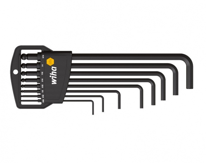 KLÍČ ZÁSTRČNÝ SE ŠESTIHRANNOU KULOVOU HLAVOU, SADA 8DÍLNÁ V DRŽÁKU CLASSIC