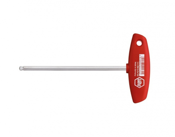 ŠROUBOVÁK ŠESTIHRANNÝ 10x200/238mm S KULOVOU HLAVOU  S PŘÍČNOU RUKOJETÍ