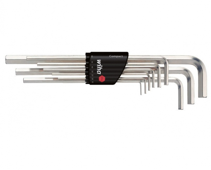 KLÍČ ZÁSTRČNÝ S ŠESTIHRANEM V DRŽÁKU SADA 8DÍLNÁ COMPACT