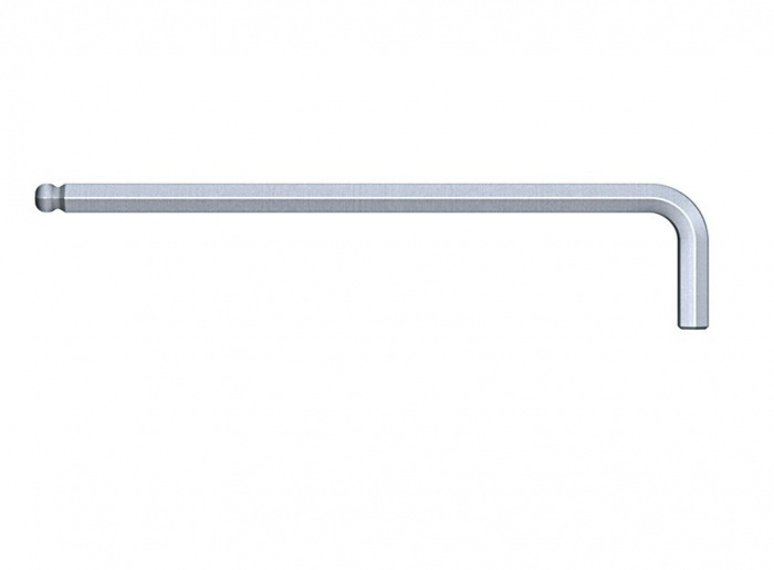 KLÍČ ŠESTIHRANNÝ ČÍPKOVÝ S KULOVOU HLAVOU 1,5x91mm DLOUHÝ