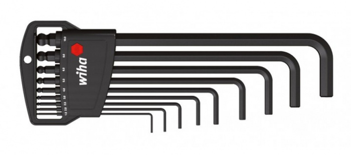 KLÍČ ZÁSTRČNÝ SE ŠESTIHRANNOU KULOVOU HLAVOU, SADA 8DÍLNÁ V DRŽÁKU CLASSIC