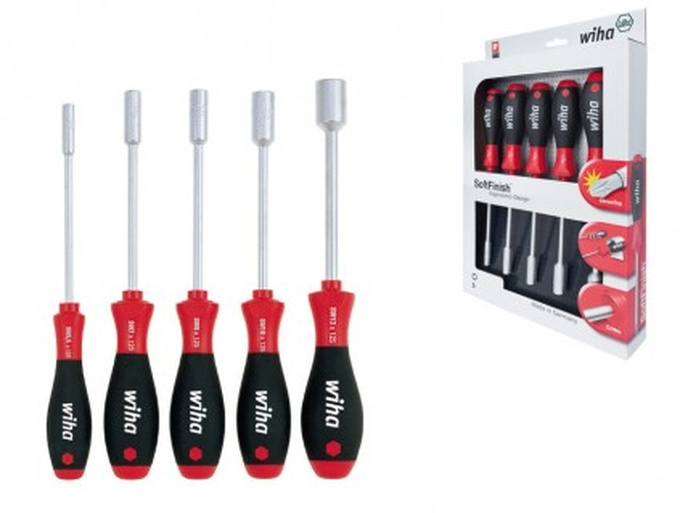 KLÍČ ŠESTIHRANNÝ NÁSTRČNÝ SOFTFINISH, SADA 5DÍLNÁ